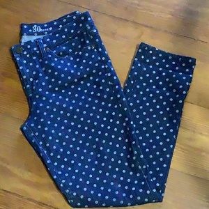 COPY - J CREW Polka Dot Jeans